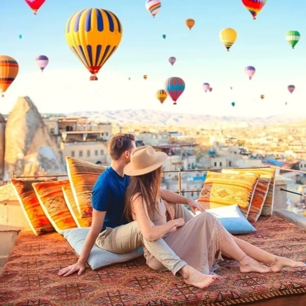 Heading in the morning to the balloon tour,