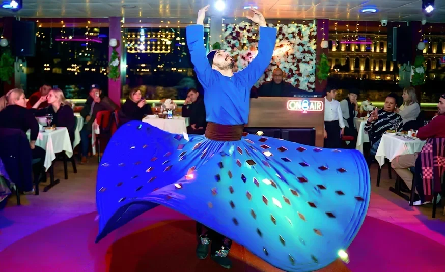 Bosphorus Night Cruise Tour with Dinner and Turkish Shows