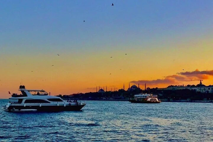 Bosphorus Sunset Cruise on a Luxury Yacht