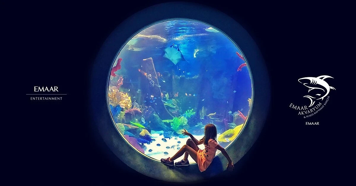 زيارة إعمار أكواريوم وحديقة الحيوانات المائية