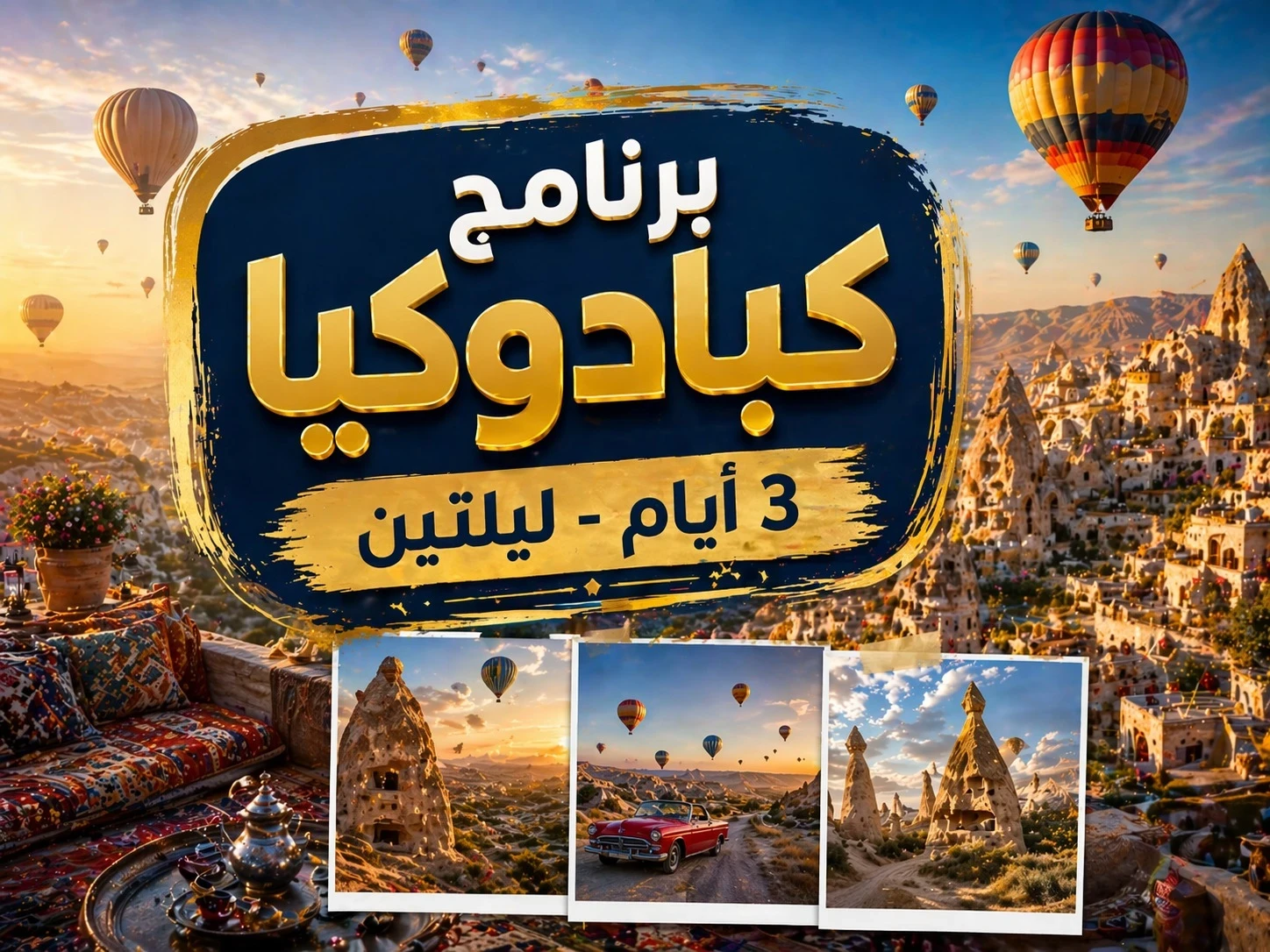 برنامج كابدوكيا ( 3 أيام - ليلتين )