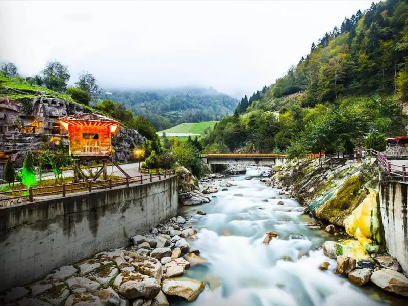 The sulphur baths in Ayder